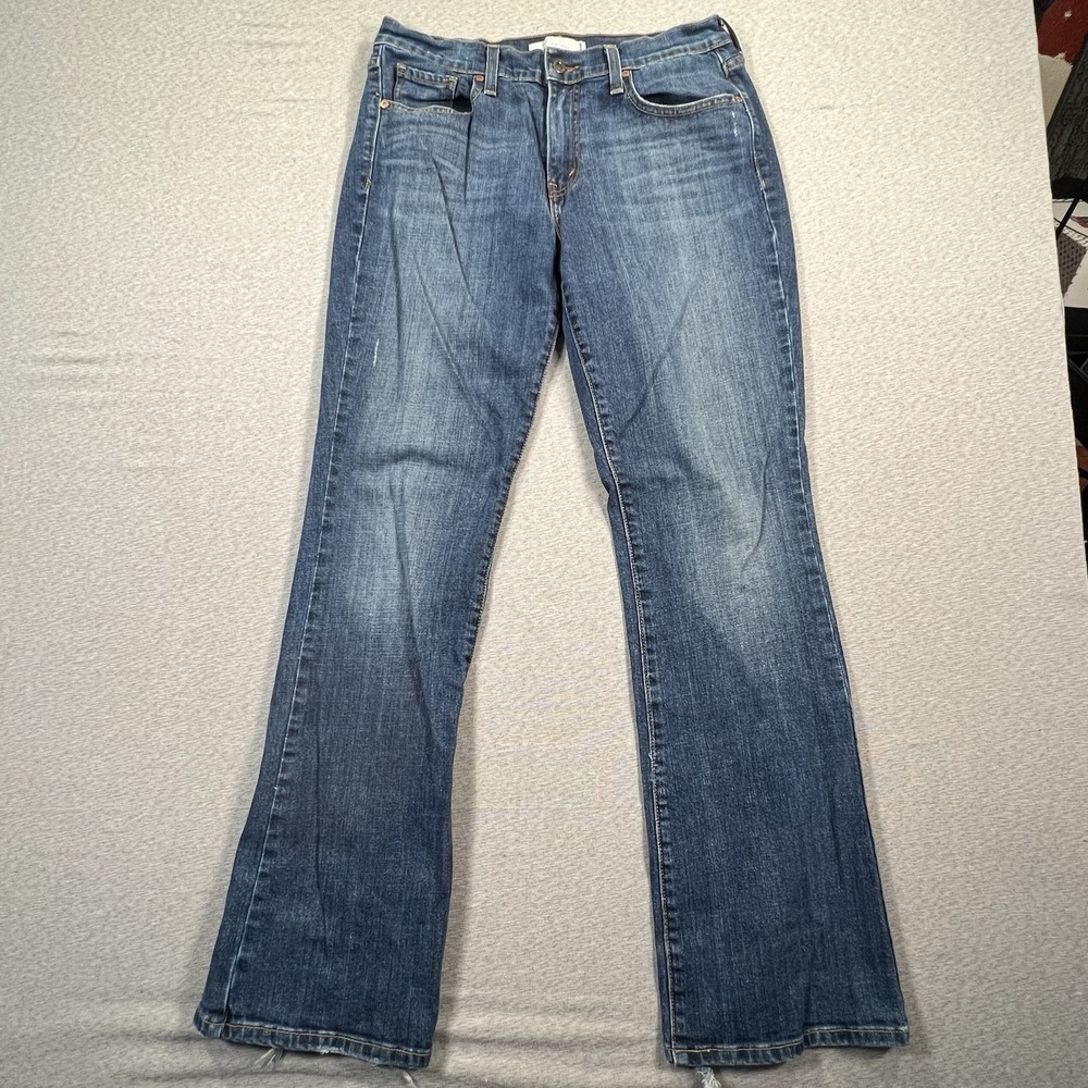 Levis 515 Boot Cut Jeans Womens Size 10M Blue Mid Rise Stretch Denim